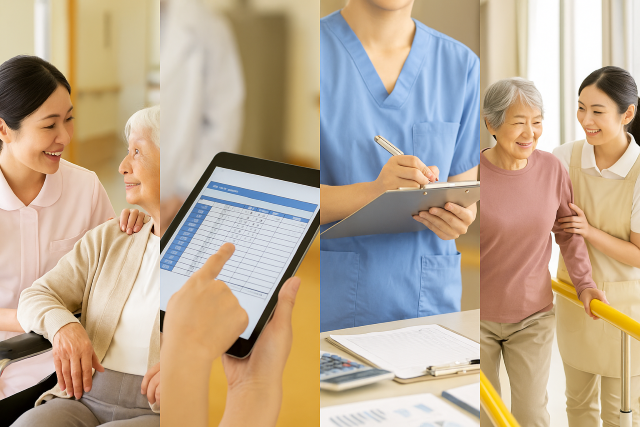 介護・福祉業界でシステム開発イメージ画像